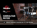 Gibraltar Drum Throne Rock Hardware Series - RK108