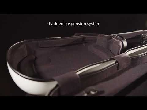 GEWA Form shaped violin cases Air 1.7 - Black matt (with side handle)