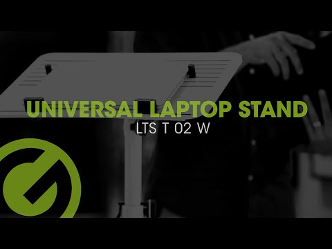 Gravity LTS T 02 W - Universelt laptopstativ med justerbare holderpinde og stålbase