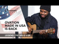 Ovation E-Acoustic Guitar Pro Series Legend USA - Natural Satin (1767-4S-G)