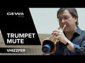VHIZZPER Warm-Up Mute øvedæmper til trompet, gul