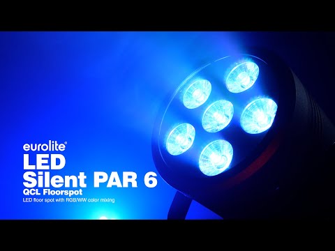 EUROLITE LED Silent Par 6 QCL Floor wh