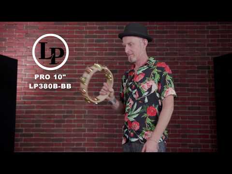 Latin Percussion Tambourine Pro 10 in Double Row - LP380B-BB (LP380B-BB)