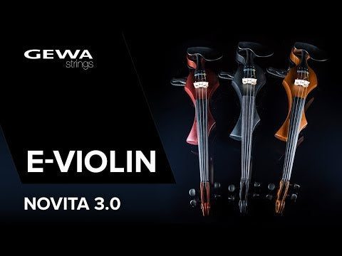 GEWA E-violin Novita 3.0 - Gold-brown (with Wittner shoulder rest)