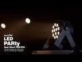 EUROLITE Set 4x LED PARty Spot Silent RGB/WW with Soft Bag
