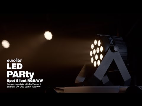 EUROLITE Set 4x LED PARty Spot Silent RGB/WW with Soft Bag