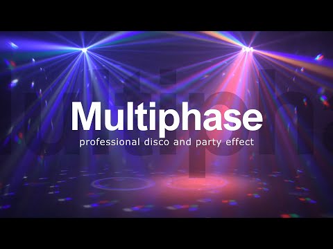 Light4Me Multiphase 5-i-1 LED Multieffekt med UV, Strobe og Laser