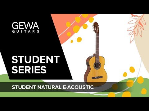 GEWA Classical guitar Student Natural - 7/8 size natural