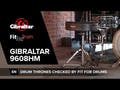 Gibraltar Drum Throne 9000 Series - 9608HM