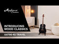 Applause Acoustic Guitar Wood Classics AAT96-4S Travel - Matt (AAT96-4S)