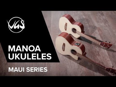 VGS Manoa Maui elakustisk tenorukulele med cutaway