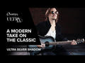 Ovation E-Acoustic Guitar Pro Series Ultra Mid-Depth Non-Cutaway - Silver Shadow (1516SSM-G)