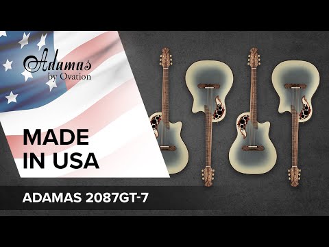 Adamas E-Acoustic Guitar 2087GT Deep Contour Cutaway - Reverse Beige Burst (2087GT-7-G)
