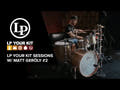 Latin Percussion Tambourine City Hi-Hat Jingle Ring - Double row (LP191NYD)