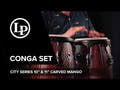 Latin Percussion Conga set City Series - 10" & 11" (LP646NY-CMW)