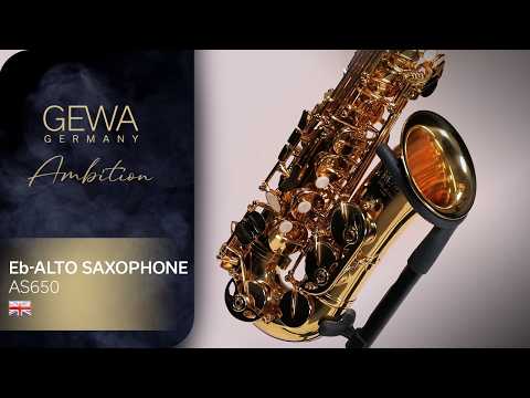 GEWA Ambition AS650 Eb-altsaxofon, guldlak