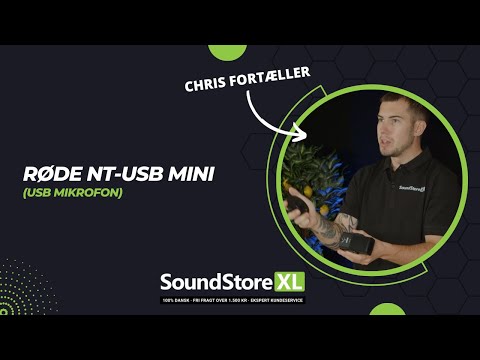 RETURVARE - RØDE NT-USB Mini Mikrofon (Sort)