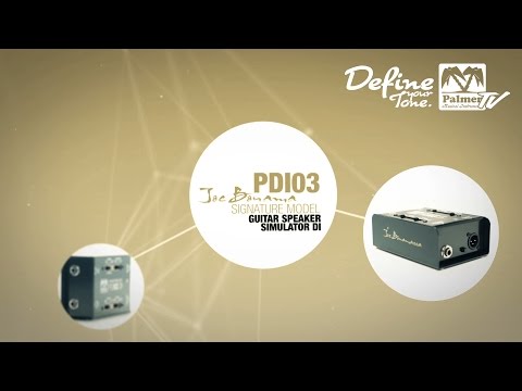 Palmer PDI 03 JB - Joe Bonamassa signaturmodel guitarhøjttalersimulator-DI