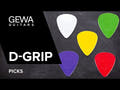 D-Grip Janicek Jazz C plektre, 1,18 mm, mørkegrøn, 6 stk.