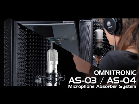 OMNITRONIC AS-03 Microphone Absorber System, foldable