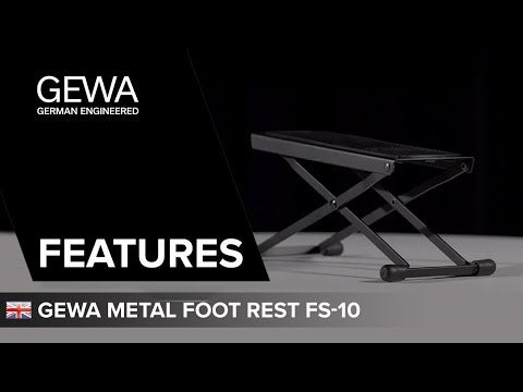 GEWA fodskammel FS-10RD til guitarist, rød