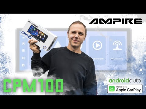 Ampire 10" Skærm med CarPlay Android Auto AHD Dashcam
