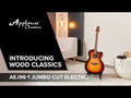 Applause E-Acoustic Guitar Wood Classics AEJ96-1 Jumbo Cut Electro - Sunburst (AEJ96-1)