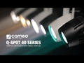 Cameo Q-SPOT 40 WW - Kompakt spot med 40 W WW-LED i sort finish