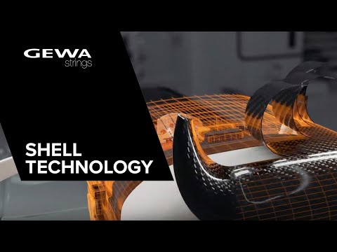 GEWA Form shaped violin cases Air 1.7 - Red highgloss
