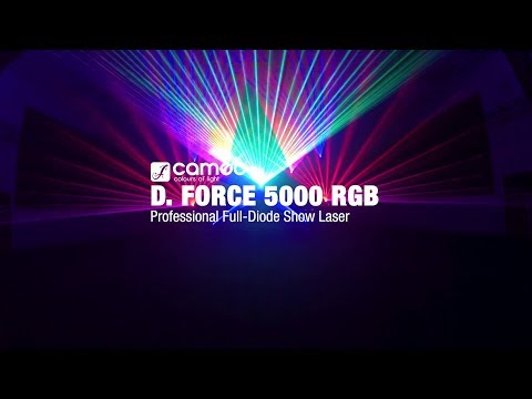 Cameo D FORCE 5000 RGB Laserlys