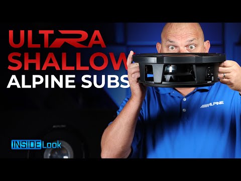 Alpine RS-W10D4 Shallow Type-R subwoofer 10" 4+4 Ohm