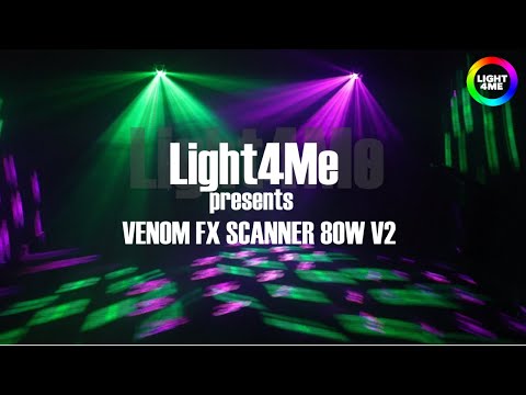 Light4Me Venom FX Scanner 80W