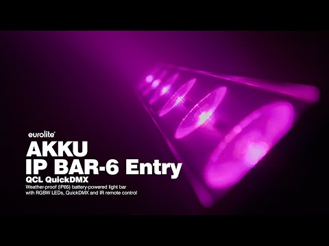 EUROLITE AKKU IP BAR-6 Entry QCL QuickDMX