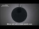 EUROLITE Mirror Ball 10cm black