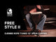 Toca Djembe Freestyle II Rope Tuned - Dark Red (TF2DJ-12R)
