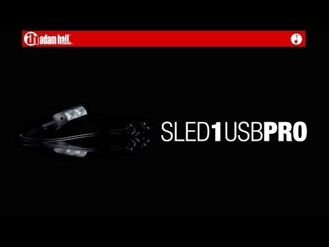 Adam Hall Stands SLED 1 USB PRO - USB-svanhalslampe med 2 LED’er