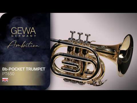 GEWA Ambition PT650 Bb-lommetrompet, klarlak