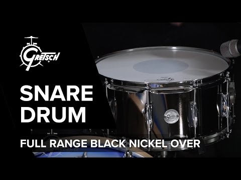 Gretsch 14x6,5" Full Range Black Nickel Lilletromme