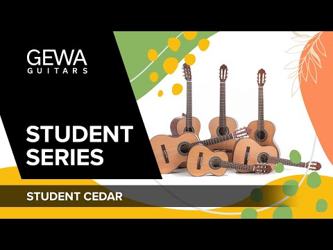 GEWA Classical guitar Student Cedar - 7/8 size natural