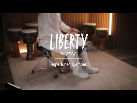 GEWA Djembé Liberty Series Rope Tuned - 8" Pineapple