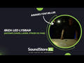 Ibiza LED Lysbar Moonflower, Laser og Strobe