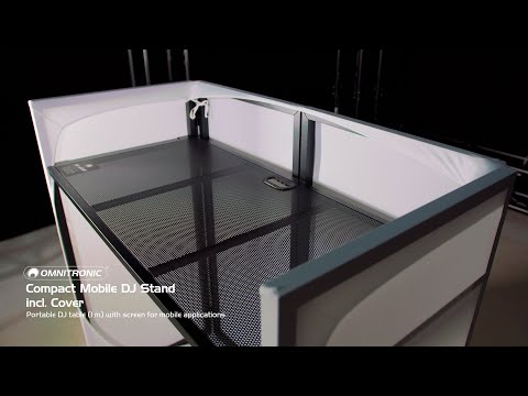 OMNITRONIC Compact Mobile DJ Stand incl. Cover