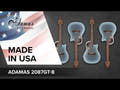 Adamas E-Acoustic Guitar 2087GT Deep Contour Cutaway - Reverse Blue Burst (2087GT-8-G)