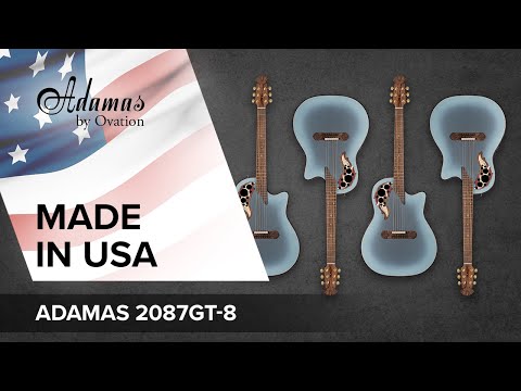 Adamas E-Acoustic Guitar 2087GT Deep Contour Cutaway - Reverse Blue Burst (2087GT-8-G)