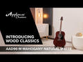Applause Acoustic Guitar Wood Classics AAD96-M Mahogany Natural Matte - Mahogany Natural (AAD96-M)