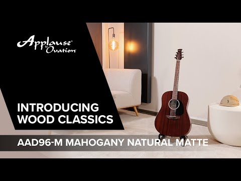 Applause Acoustic Guitar Wood Classics AAD96-M Mahogany Natural Matte - Mahogany Natural (AAD96-M)