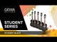 GEWA E-Acoustic classical guitar Student Black - E-Acoustic black