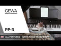 GEWA Portable Piano PP-3 - PP-3 Stand