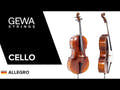 GEWA Cello Allegro - 4/4 (Ready to play, transport-secured)
