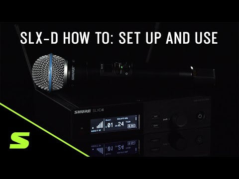 Shure SLXD24DE/SM58-J53 Trådløst Mikrofon System (562-606Mhz)